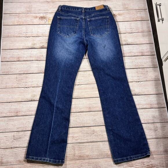 Vtg Tommy Hilfiger Hipster Boot Cut Denim Blue Jeans Women's size 4 R - Picture 8 of 13